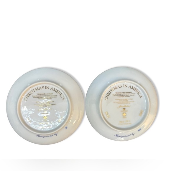 BING & Grondahl Christmas in America Vintage Plates - Set of 6 - Picture 11 of 15